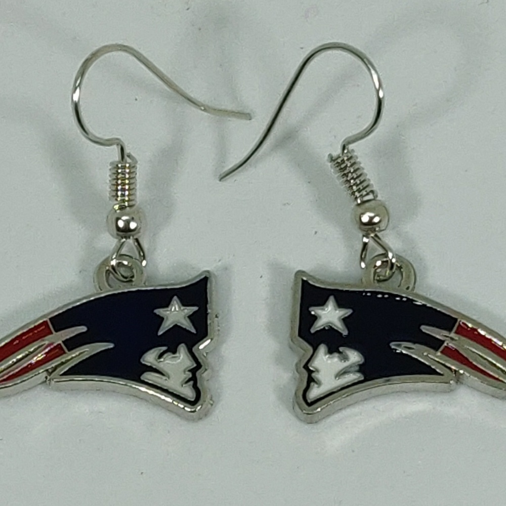New England Patriots earrings brand new